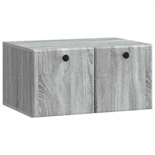 Væghængt TV-skab Vægmonteret Grå sonoma-eg 59,5 x 41 x 30 cm