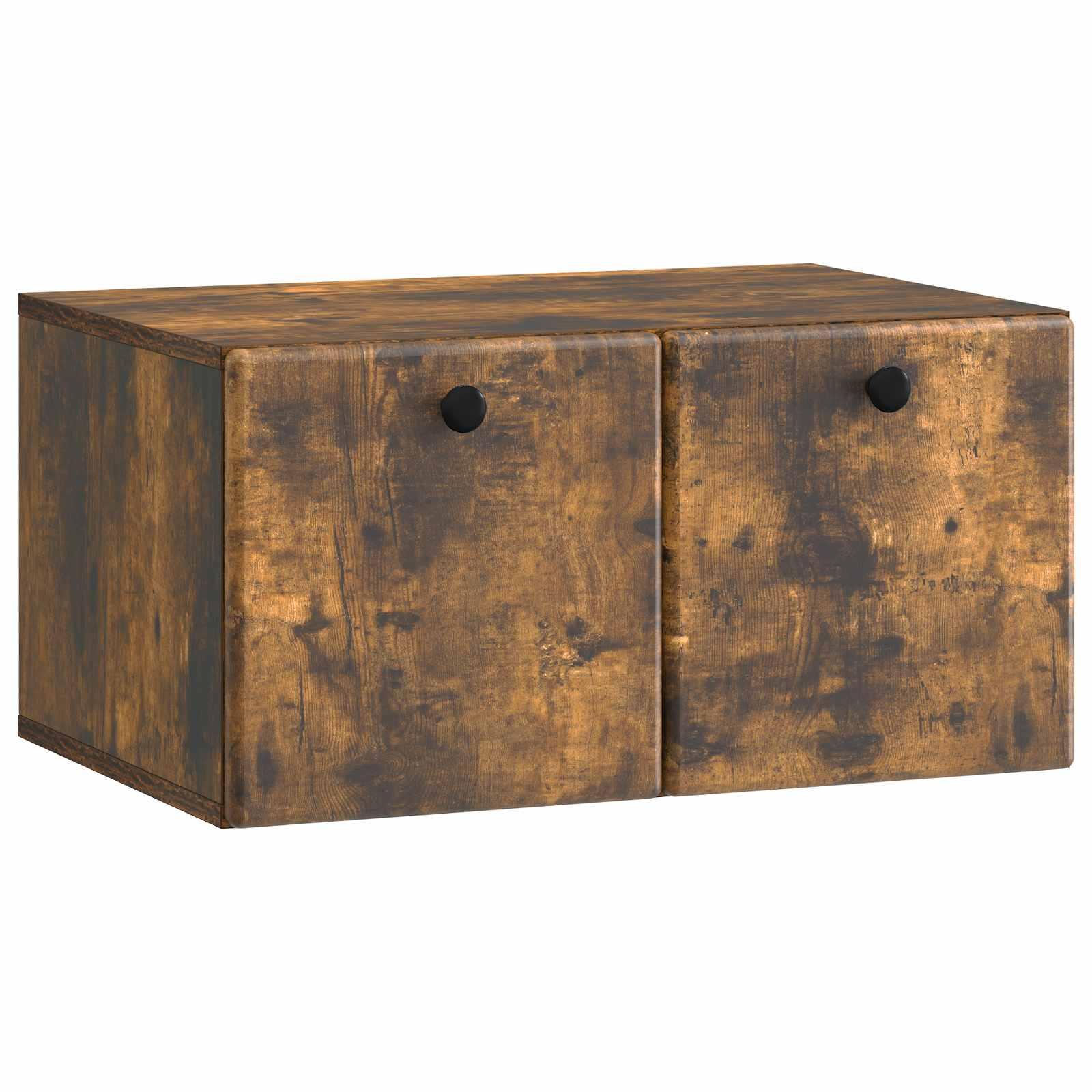 Væghængt TV-skab Røget eg 59,5 x 41 x 30 cm Konstrueret træ