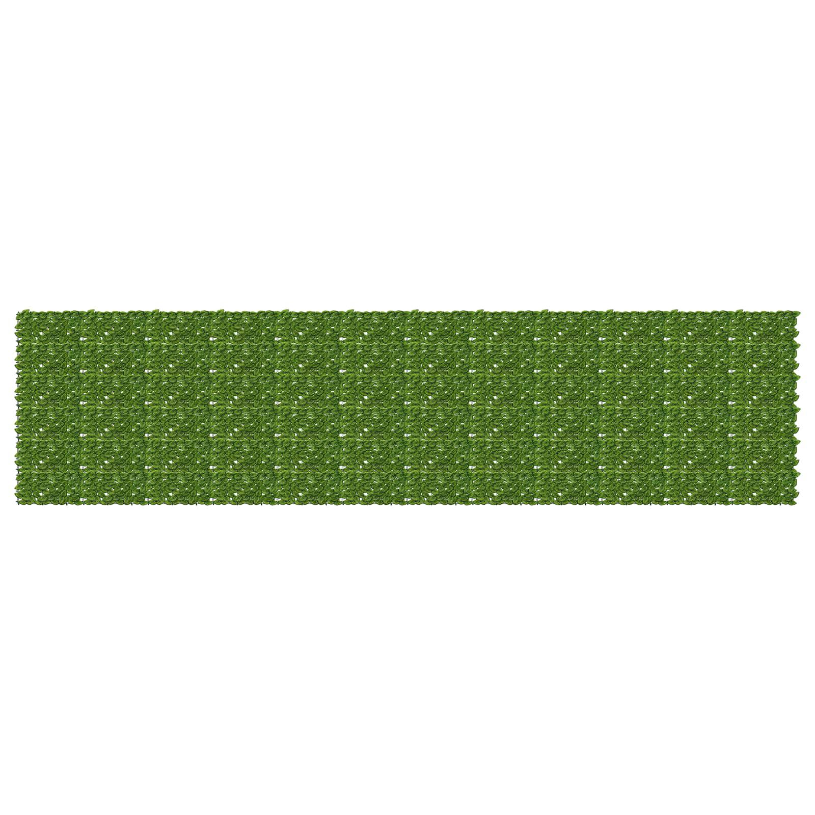 Altanscreen med blade Grøn og Gul 600 x 150 cm