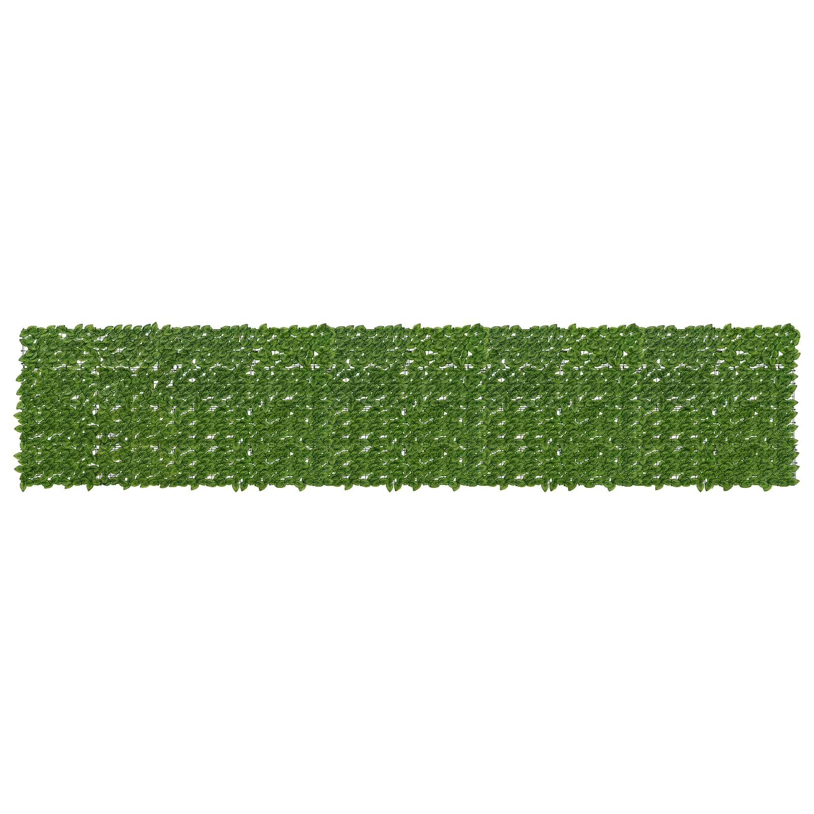 Altanscreen med blade Grøn og Gul 500 x 100 cm