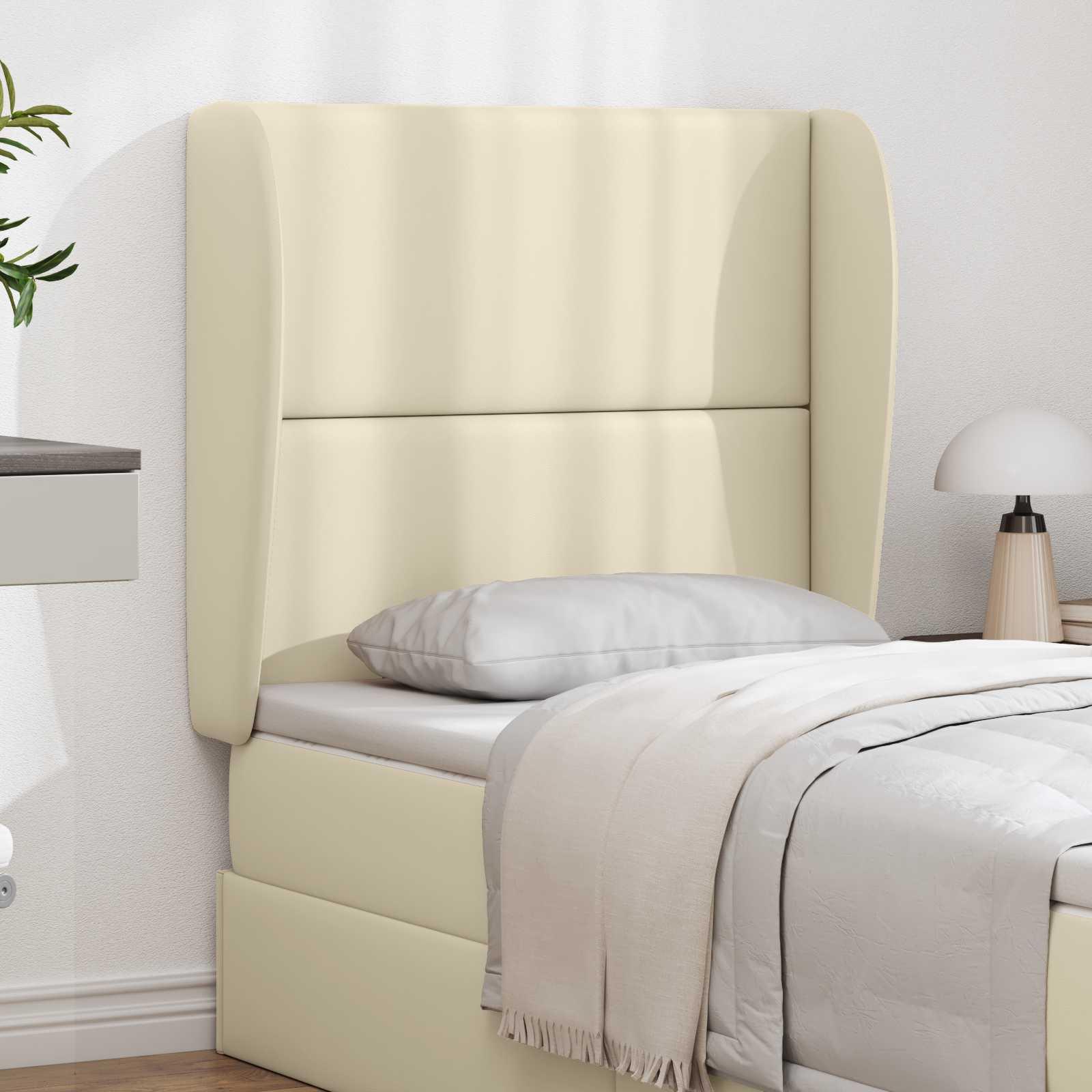 Hovedgærdeøre Creme 80 x 23 x 6 cm PVC