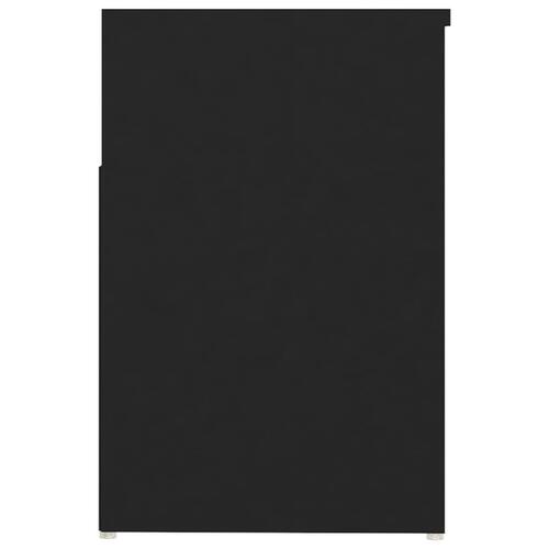 Skoreol 80x30x45 cm spånplade sort