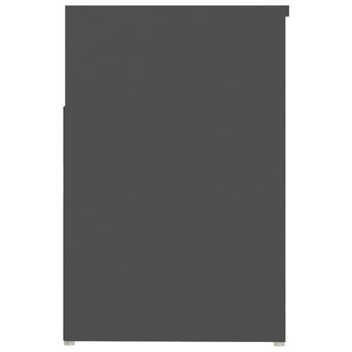 Skoreol 80x30x45 cm spånplade grå