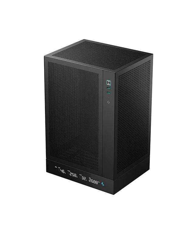 DeepCool CH170 DIGITAL - Mini-ITX - ingen strømforsyning (ATX / SFX / SFX-L) - sort