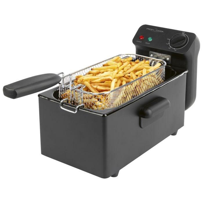 ProfiCook PC-FR 1325 frituregryde 3 l - 2.000 W, sort
