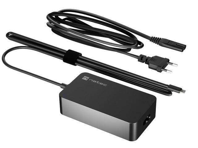 NATEC Grayling USB‑C strømforsyning 65 W billede