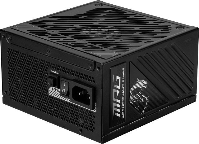 MSI MPG A850GS 850 W PCIE5 80+ Gold strømforsyning billede