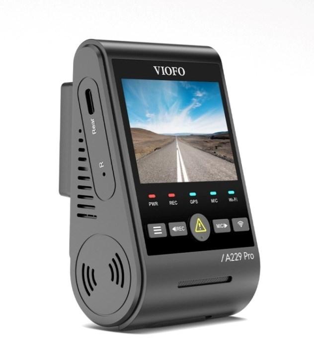 VIOFO A229 Pro 1CH-G GPS dashcam med Wi‑Fi og 4K