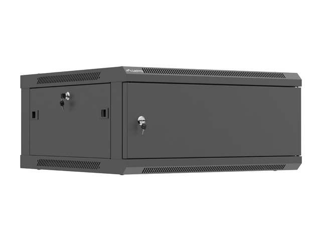 Lanberg WF01 Series - rack - 600x600 flat pack with metal door - 4U
