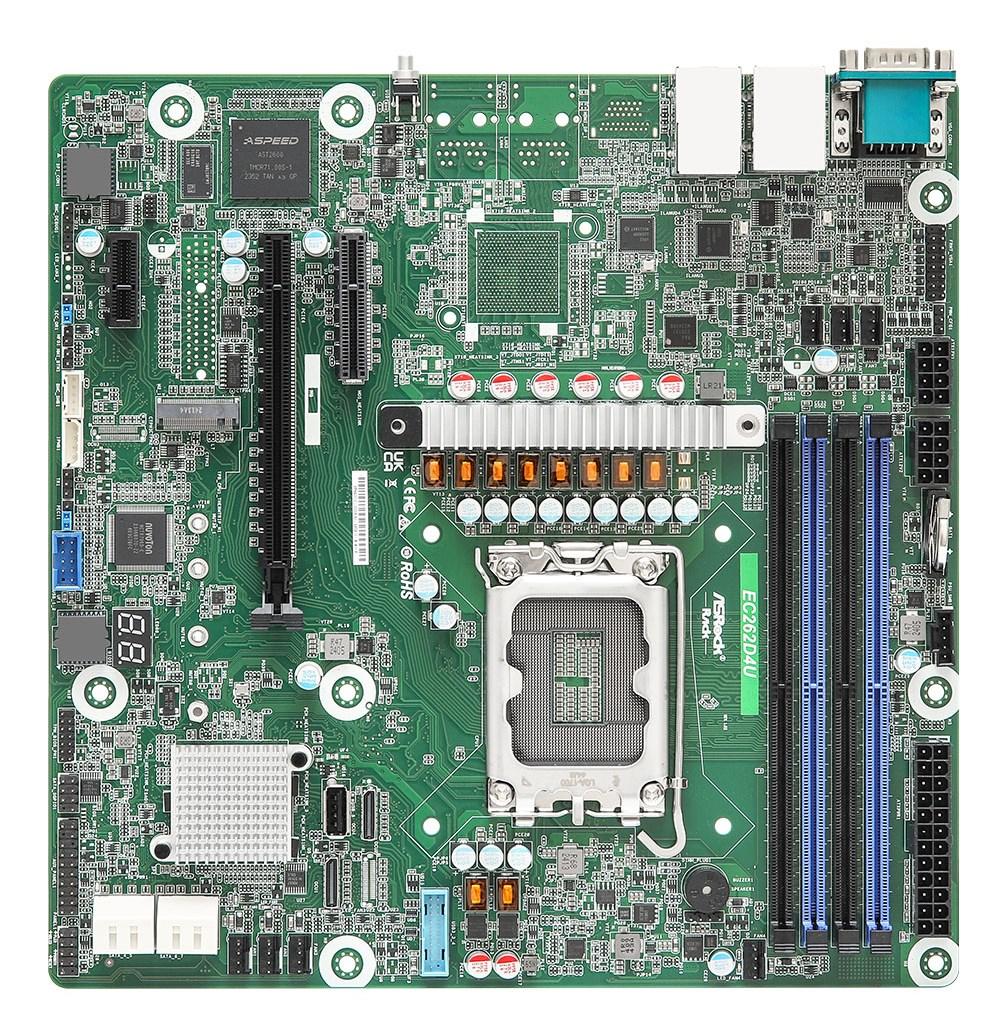 ASRock EC262D4U bundkort - Intel C262, LGA1700, micro ATX