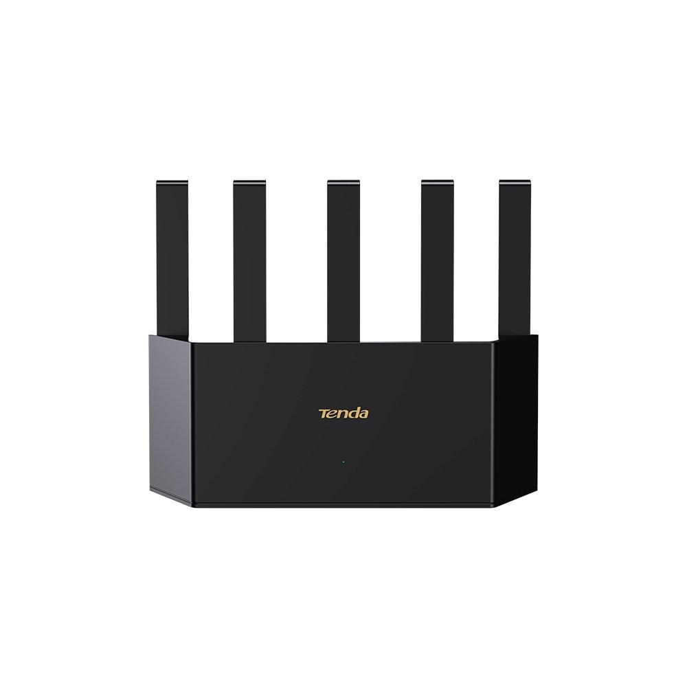 Tenda TX2L Pro Wi‑Fi 6 router – dual‑band gigabit, sort