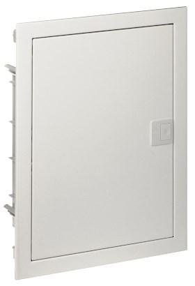 ELEKTRO-PLAST MSF RP plast-fordelingstavle 2×14 moduler, N+PE, IP30, IK05 - hvid metaldør 478×358×94 mm billede