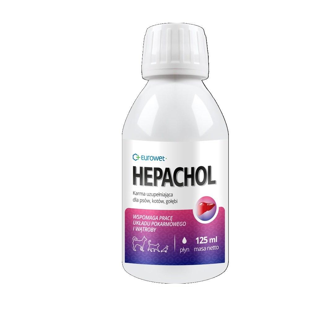Eurowet Hepachol - kosttilskud til hunde og katte, 125 ml