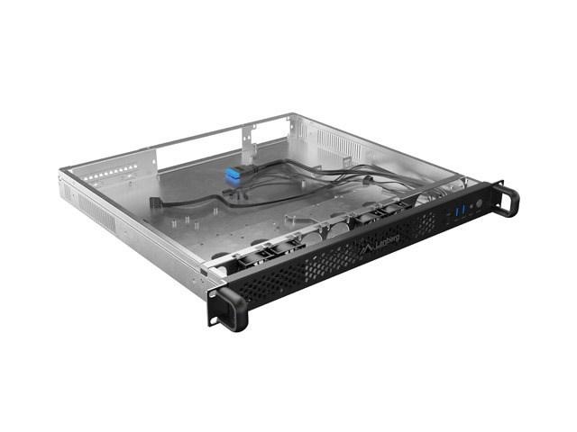 Lanberg SC01-4201-10B - rack-mountable - 1U - ATX - Kabinet - Server (Rack) - Sort