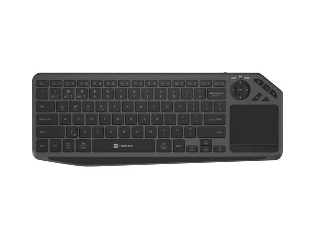 Natec Turbot 2 trådløst tastatur til Smart TV - sort