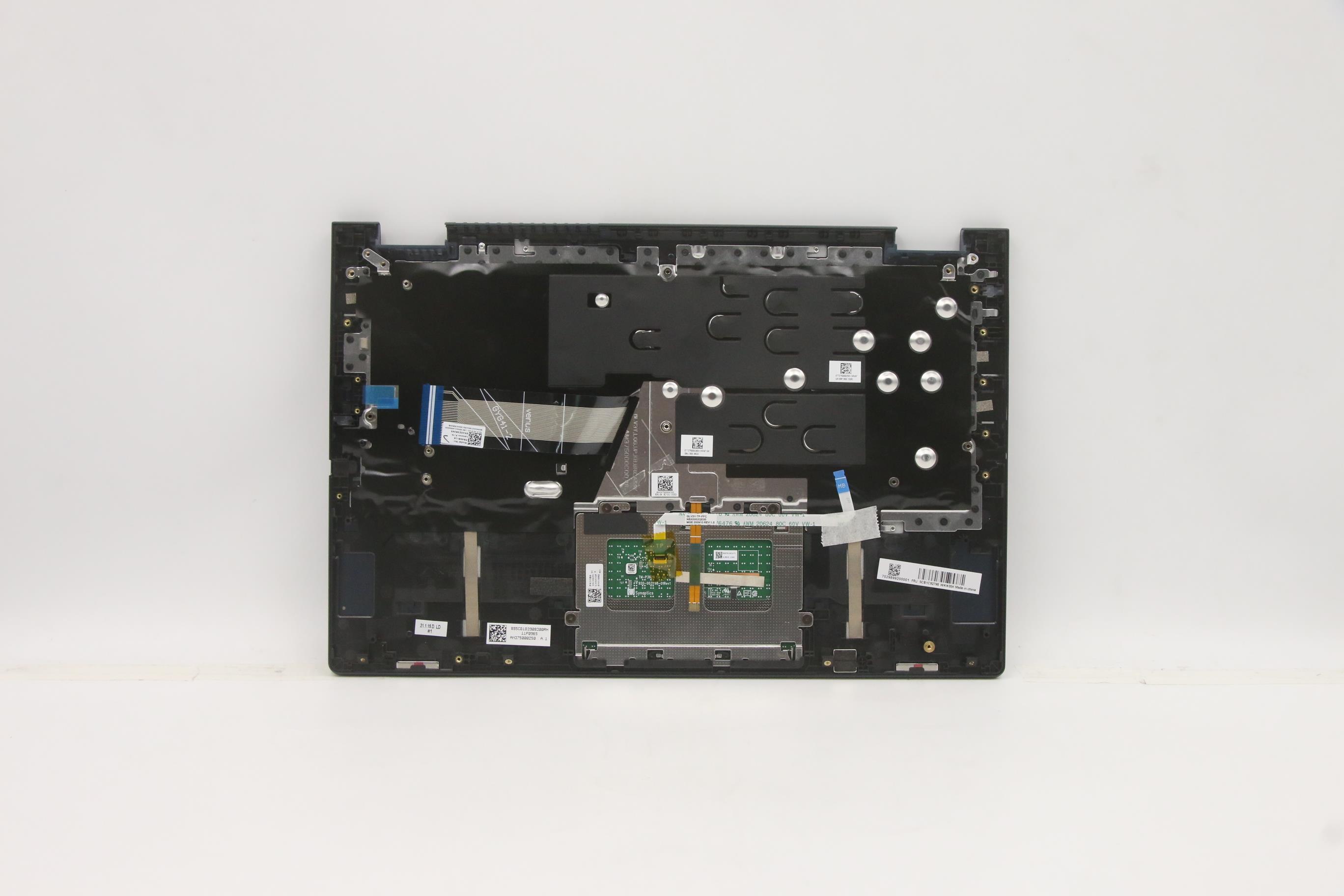 Lenovo ThinkBook 14s Yoga ITL - cover med bagbelyst tastatur (blå) billede
