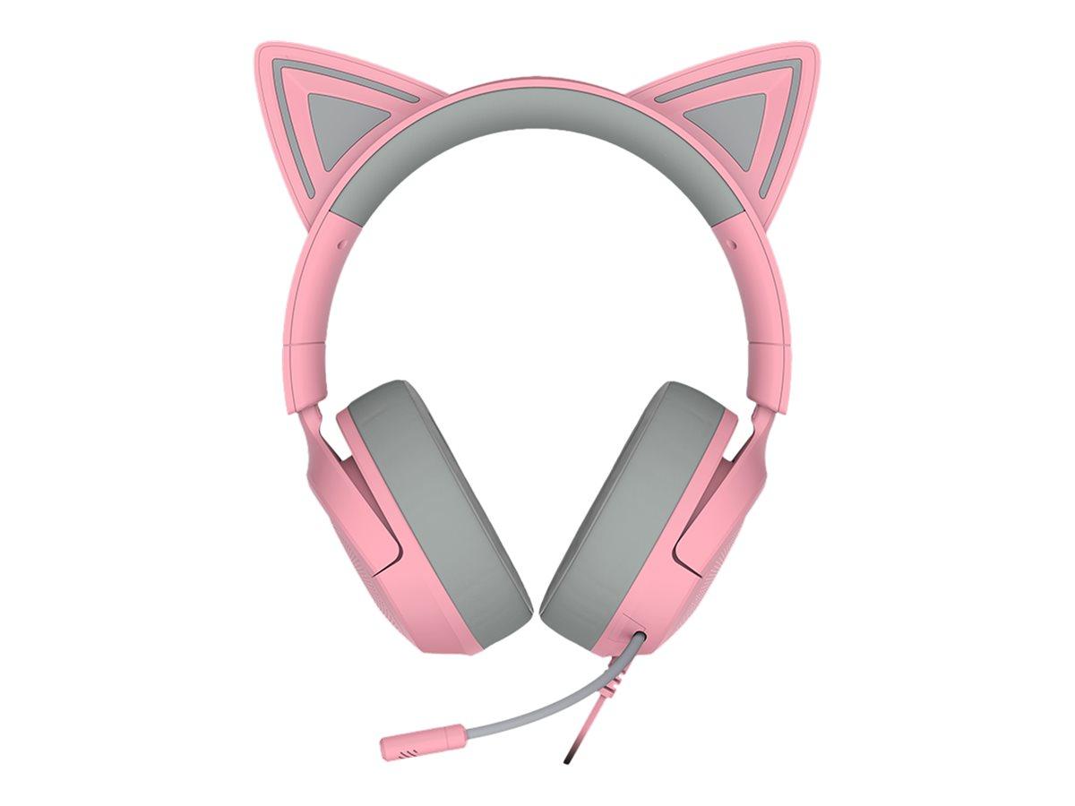 Razer Kraken Kitty V3 X kablet headset – pink (3,5 mm)