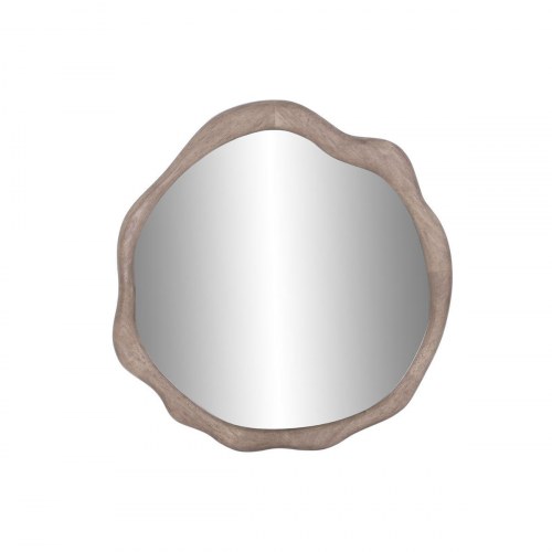 Vægspejl - brun kolonistil, 61 × 3 × 63 cm