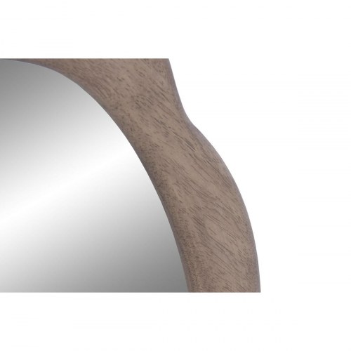 Vægspejl - brun kolonistil, 61 × 3 × 63 cm