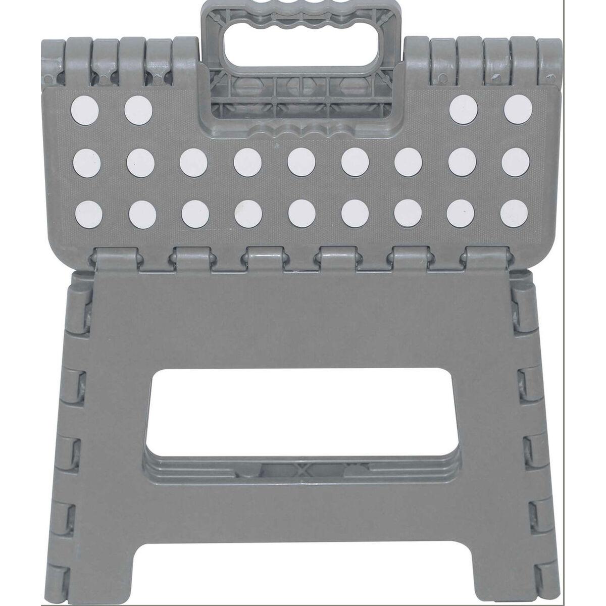 Marbueno foldbar skammel/step - grå 26 × 33 × 27 cm