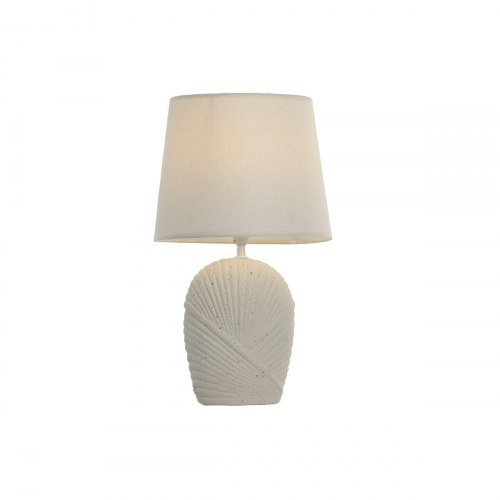 Bordlampe - hvid/beige, E14, 25 W