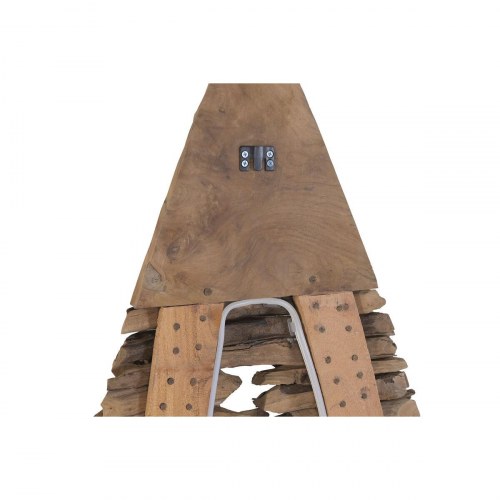 Væglampe - brun natur, 49 × 10 × 140 cm