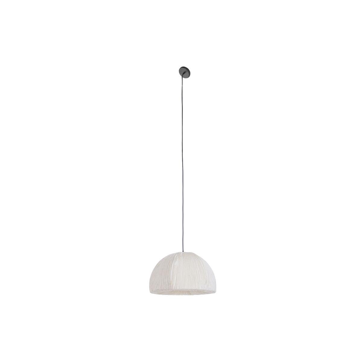 Loftslampe - hvid papir og stål, 43,5 × 43,5 × 24,5 cm