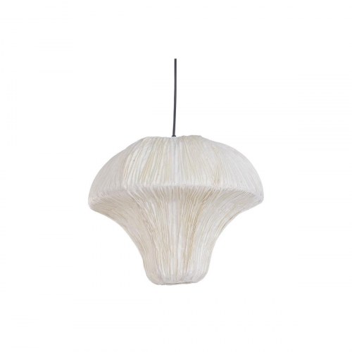 Loftslampe - hvid papir og stål, 37,5 × 37,5 × 30 cm