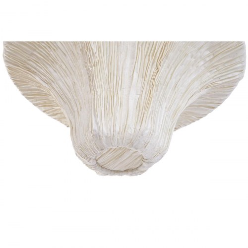 Loftslampe - hvid papir og stål, 37,5 × 37,5 × 30 cm