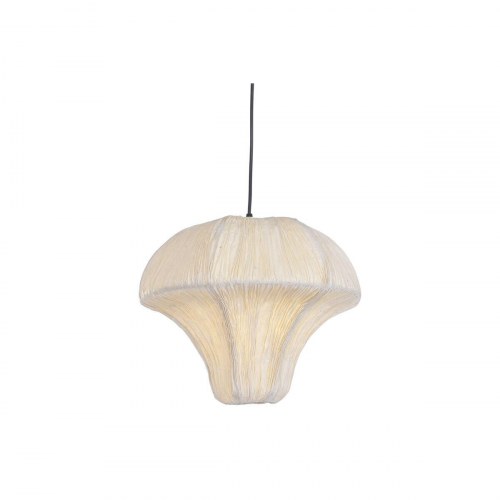 Loftslampe - hvid papir og stål, 37,5 × 37,5 × 30 cm