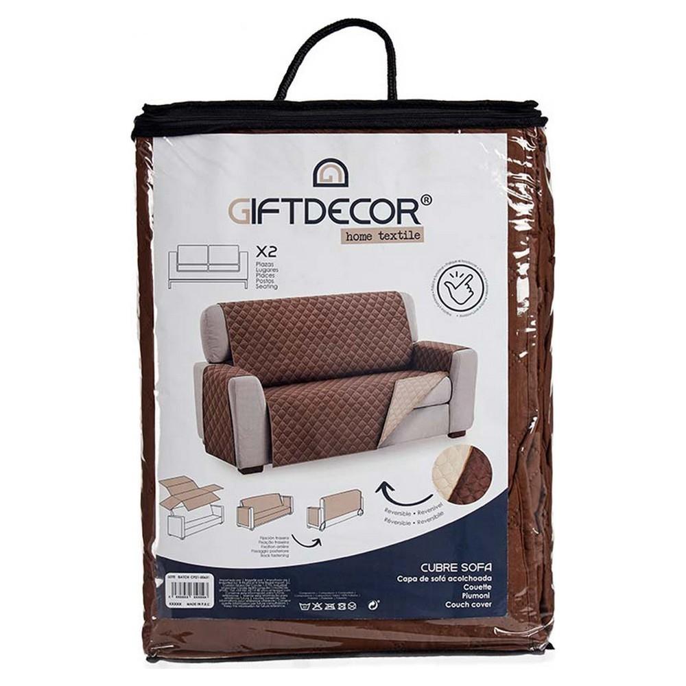 Sofa cover Brun Mikrofiber Polyester (290 x 200 x 0,5 cm)
