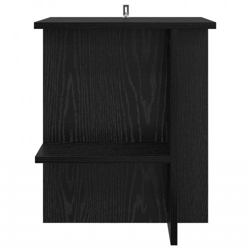 Sofabord Sort eg 40 x 30 x 49 cm Konstrueret træ