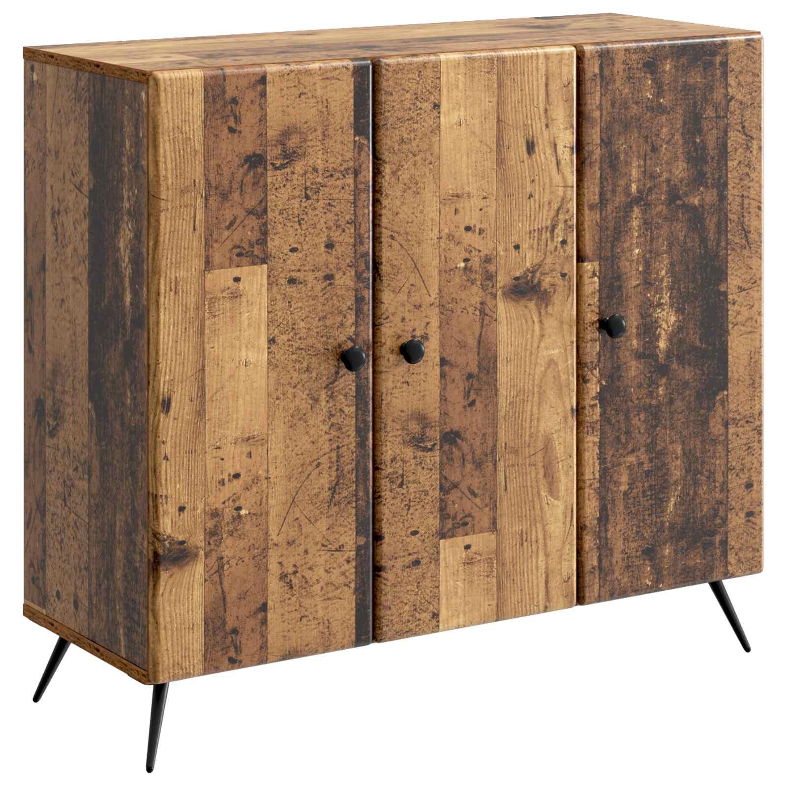 Sidebord Gammelt træ 89 x 34,5 x 80 cm Konstrueret træ