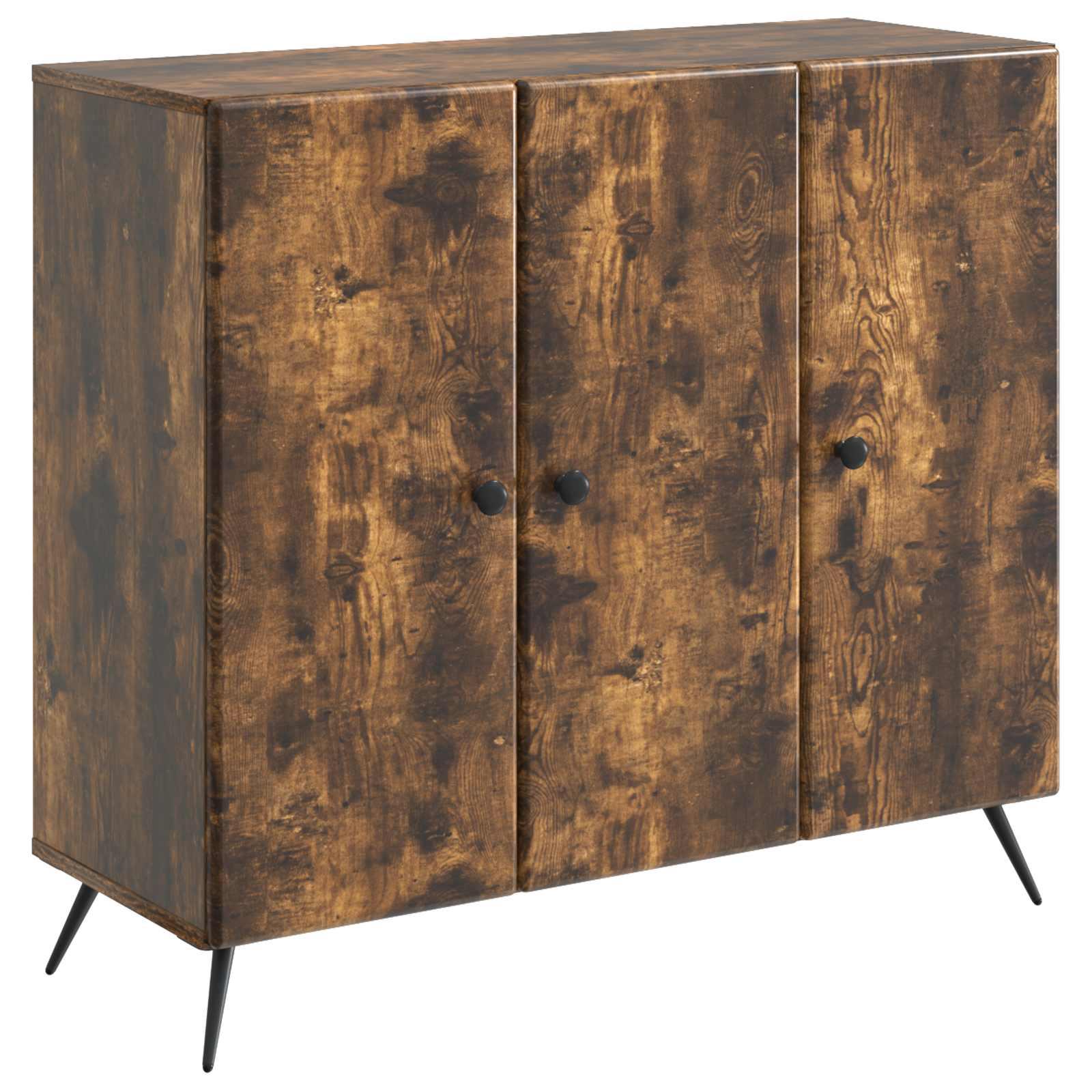 Sidebord Røget eg 89 x 34,5 x 80 cm Konstrueret træ