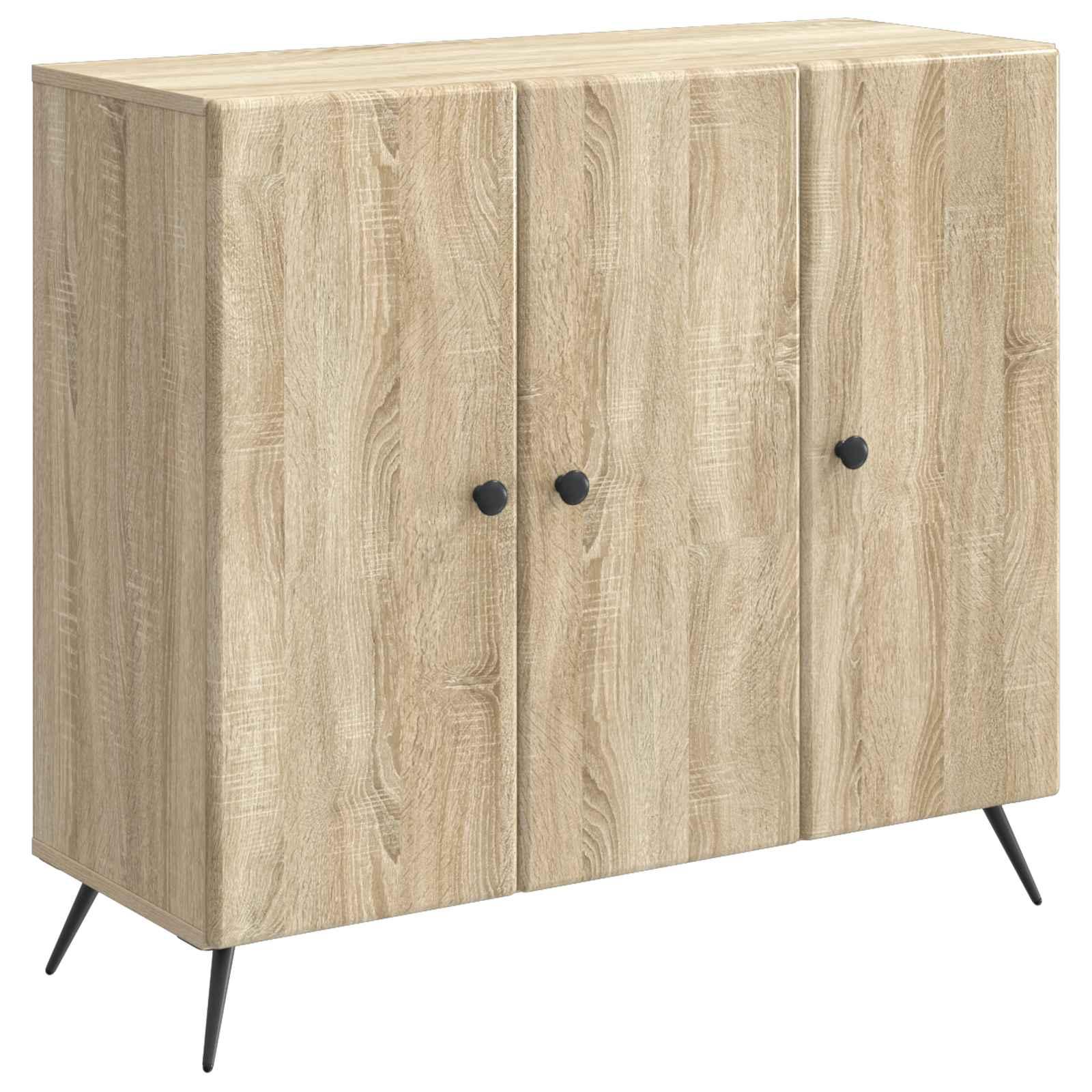 Sidebord Sonoma-eg 89 x 34,5 x 80 cm Konstrueret træ