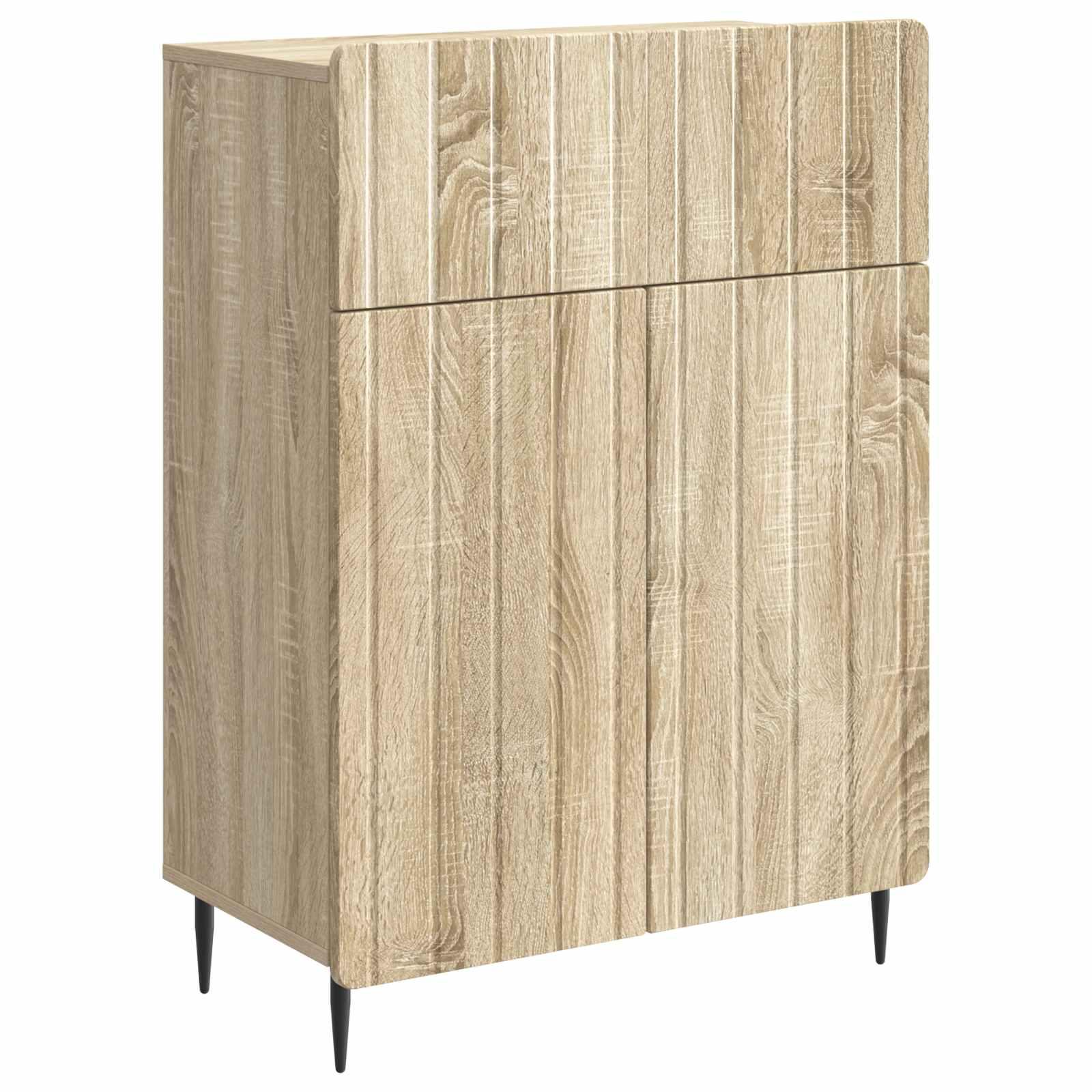 Sidebord Sonoma-eg 66 x 34,5 x 92 cm Konstrueret træ
