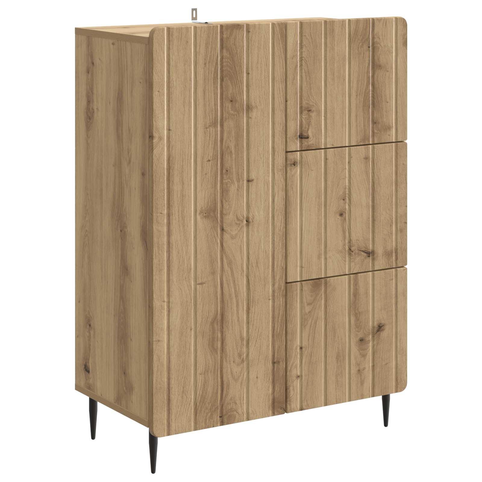 Sidebord Artisan-eg 66 x 34,5 x 91,5 cm Konstrueret træ