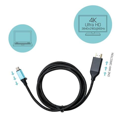 USB C til HDMI-kabel i-Tec C31CBLHDMI60HZ2M 4K Ultra HD (2 m)