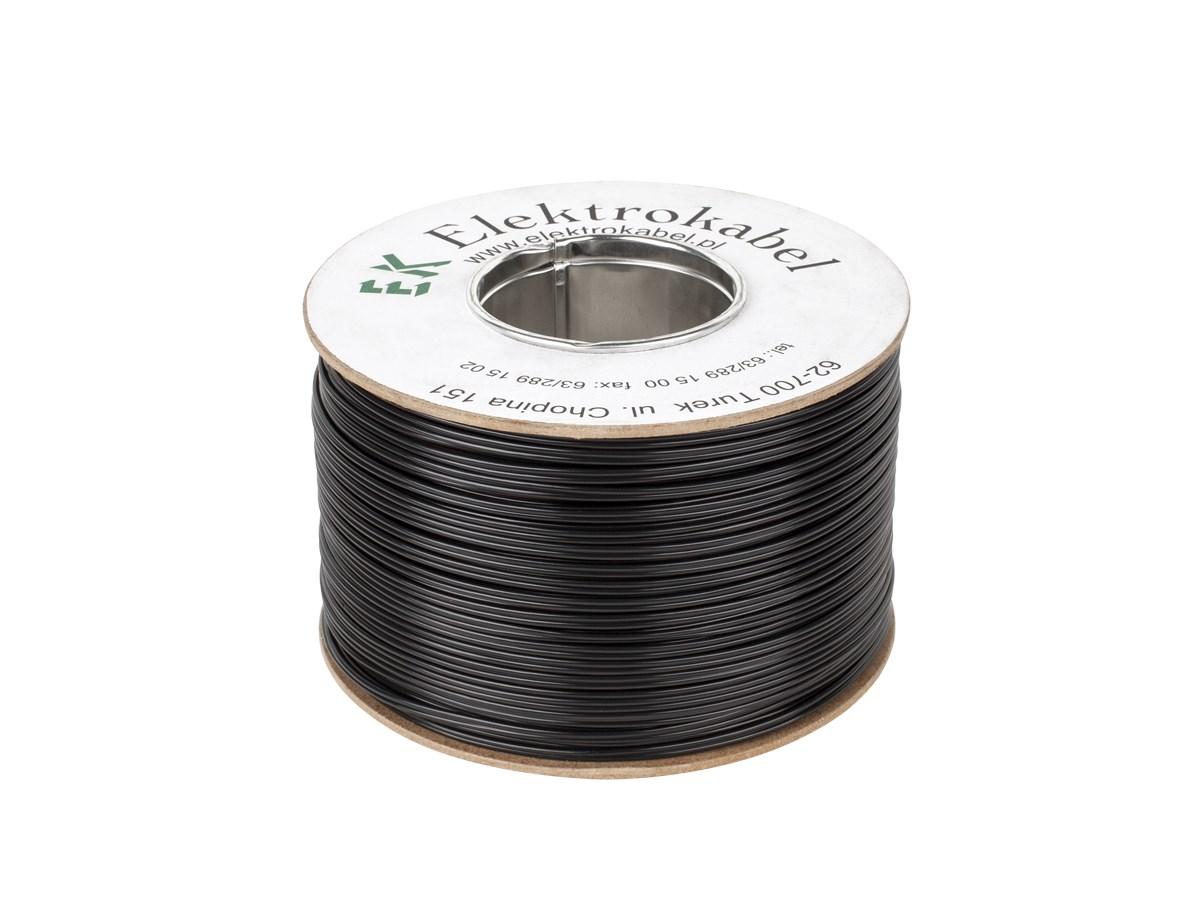 Elektrokabel SMYp højttalerkabel 2 × 0,75 mm² - sort, 100 m