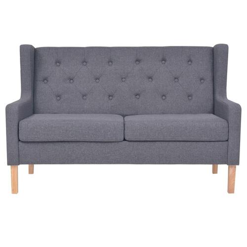 3 personers sofa stof grå