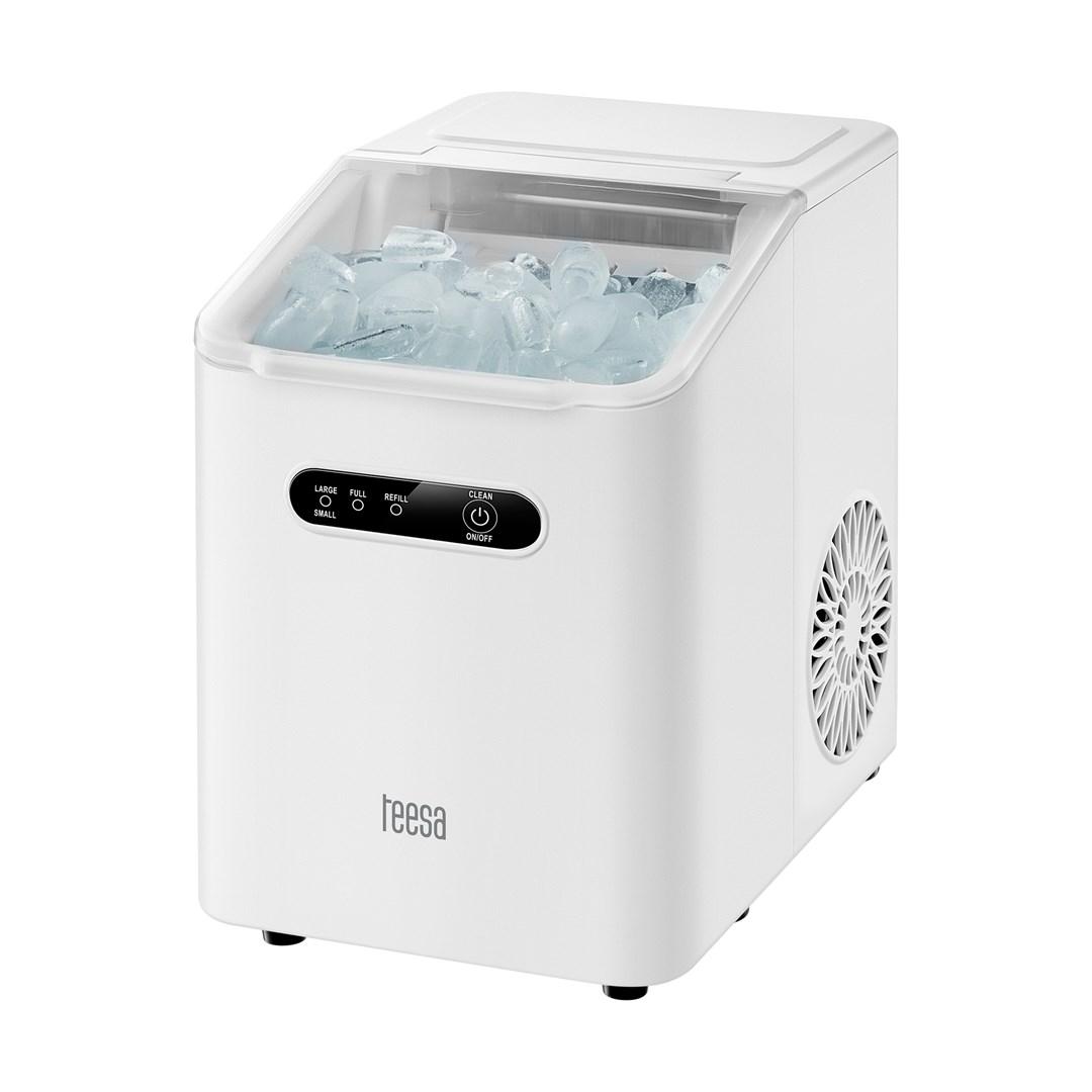 TEESA EASY ICE ledo gaminimo aparatas, 11 kg ledo, 1 l, 110 W, du kubelių dydžiai, savaiminis valymas