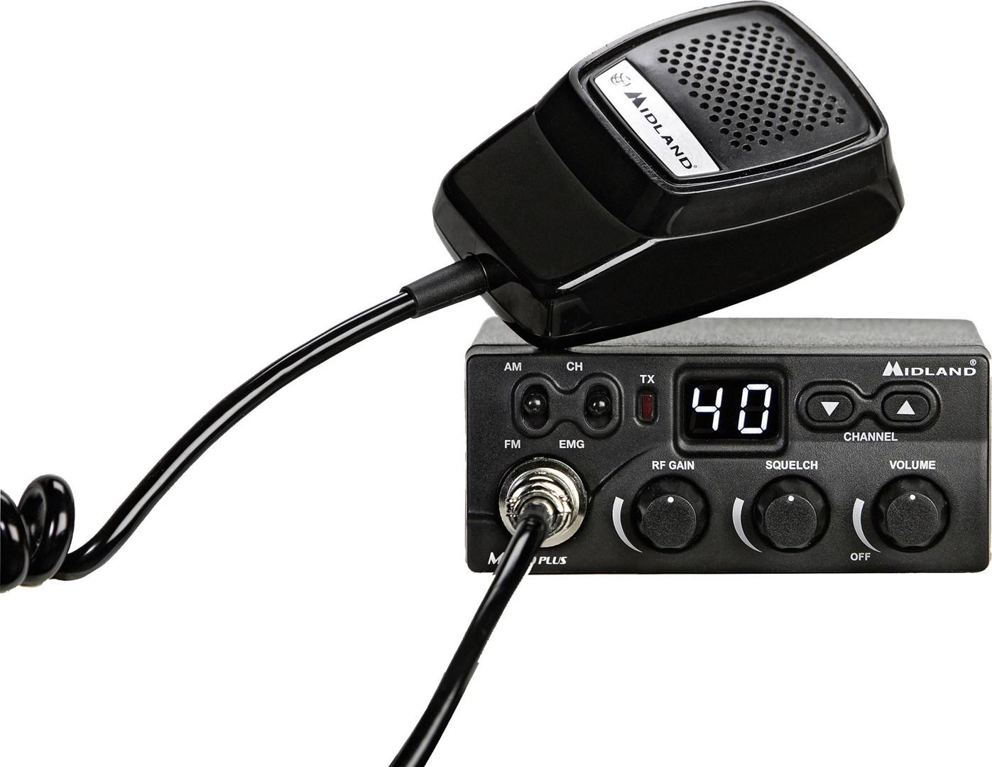 Midland M Zero Plus - kompakt CB-radio til bil billede