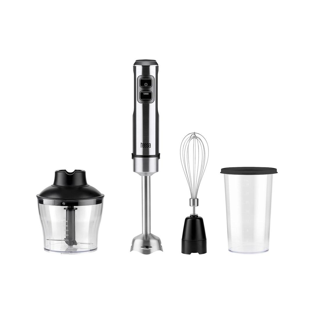 Teesa TSA3507 stavblender sæt - 0,6 l, 1.200 W - sort/sølv