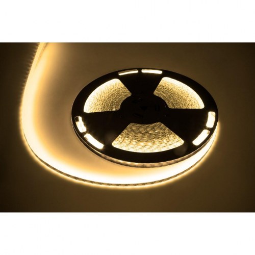 Rebel LED lysbånd 25 m - 5050 SMD, varm hvid, vandtæt, 12 V