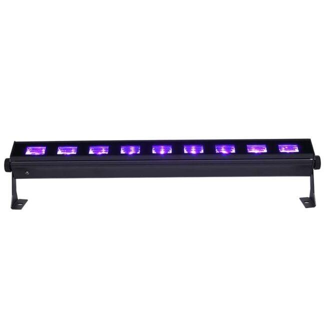Light4Me UV Bar 9 – UV LED lysbar til fest og scene