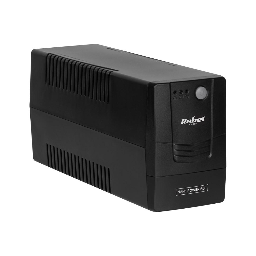 Rebel Nanopower 650 UPS - offline 650 VA / 360 W, 230 V, 50 Hz