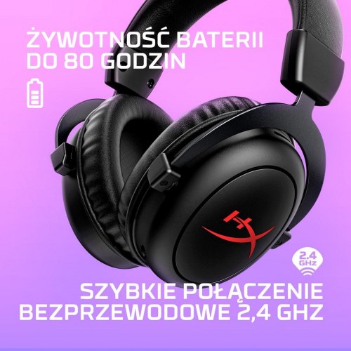 HyperX Cloud II Core trådløst gaming-headset - sort