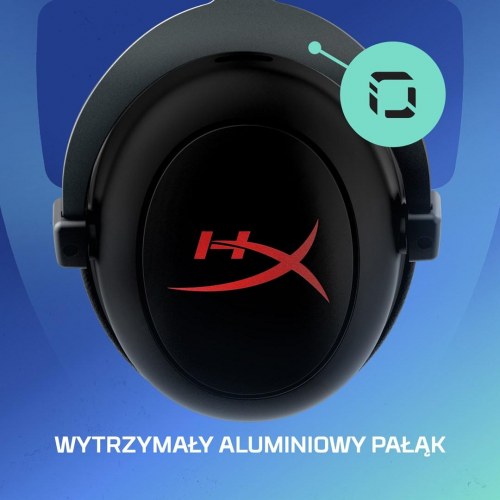 HyperX Cloud II Core trådløst gaming-headset - sort
