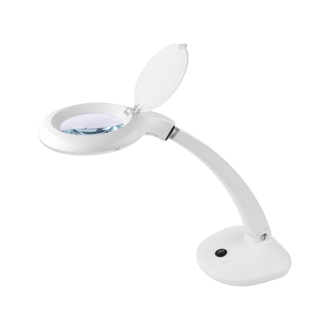Rebel bordlupe-lampe 6 W - skrivebordslampe med forstørrelsesglas