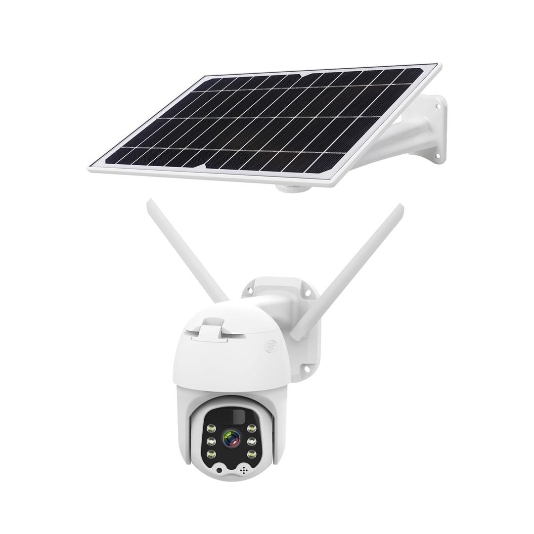 Kruger & Matz Connect C90 solcelledrevet udendørs Wi‑Fi kamera